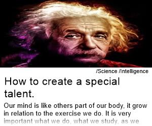 How to create a special talent